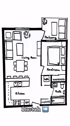 RoomSketcher - Professional Floor Plan Software on Instagram: "Started with a sketch. Upgraded to 2D. Leveled up to 3D. Sketching is fun... until you need to move a wall or test five sofa options 🛋️ That’s where software comes in. It’s not just a time saver, it makes your floor plans look and feel real. Want to know when to sketch and when to click?📲 We break it all down in the blog – link in bio! #InteriorDesignInspo #2DTo3DDesign #SketchItThenFixIt #SketchingIsCuteBut"