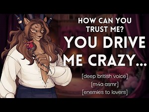 Showing The Beast That You Trust Him [M4A ASMR][enemies to lovers][kissing][deep voice]