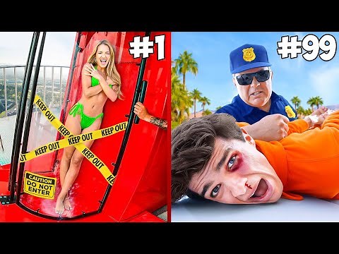 BREAKING 100 RULES IN 24 HOURS!!