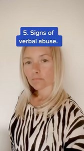 105K views · 1K reactions | Signs of Verbal AbuseVerbal abuse can be...