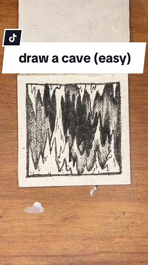 Easy Cave Drawing Tutorial for Beginners