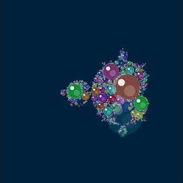 Trapped Exploding Neon Bubbles Inside Mandelbrot Fractal 🫧 (Python Math Art)