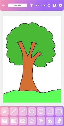 Draw a Simple Tree | Paint | Technify Soft #painting #drawing #painttechnifysoft
