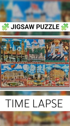 1000 piece Jigsaw Puzzle Time Lapse