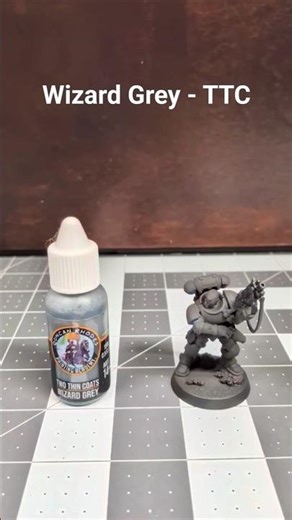 Wizard Grey - Two Thin Coats #miniaturepainting #warhammer40k #warhammer