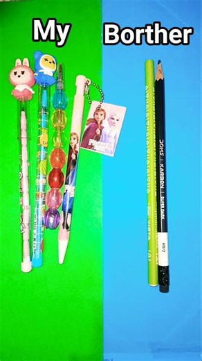 My vs My Brother stationery item #stationery #cutestationery #shorts