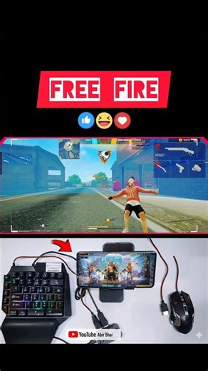 Free Fire Max Keep and Mouse Hand Trick 💥 | 3v3 Highlights 🇮🇳 | Pro Aiming Tips #freefire