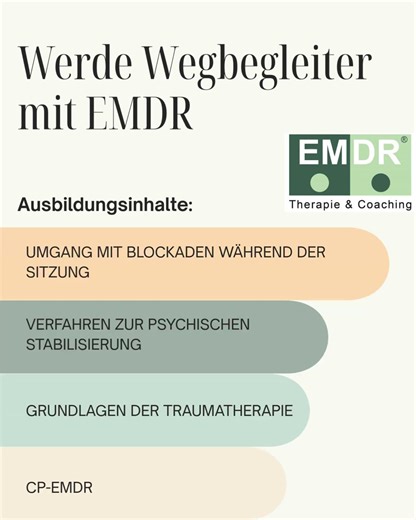 Werde Wegbegleiter mit EMDR