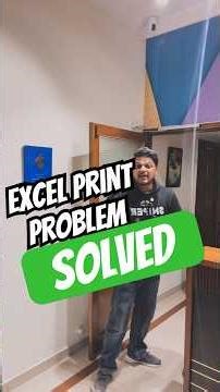 MS excel print problem ka solution