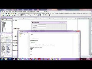 Praktikum Delphi : Cara Membuat Program Aplikasi Sederhana Persegi Panjang