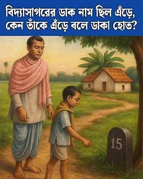 A childhood story of legendary bengali person Ishwar Chandra Vidyasagar