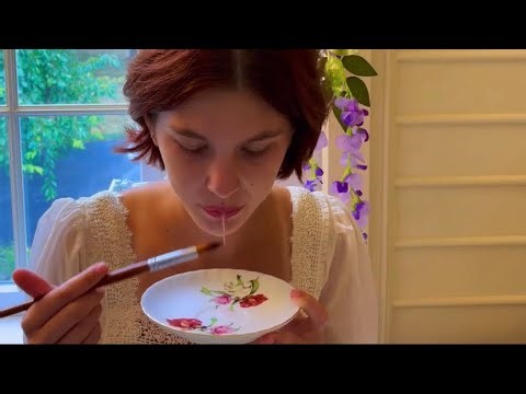 Spit Painting on You Asmr Video Visible Spit