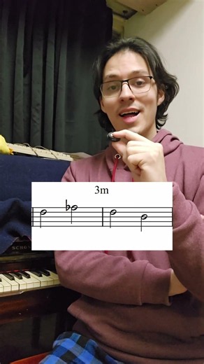 Ejercicio para intervalos musicales