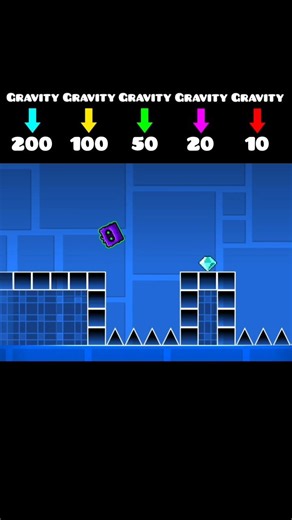 Geometry Dash vs Gravity Trap #geometrydash #gaming #shortvideo #games #shorts #viral #gameplay #gd