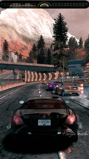 Mercedes-Benz SLR McLaren crazy Speed Run 🔥 | Need for Speed Most Wanted (2005) #shorts #gameplay