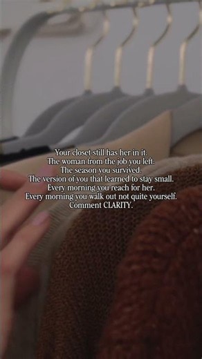 Clothing carries meaning, and when you wear them your brain receives that meaning.This is not poetry
