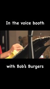 In the voice booth with some of the Bob’s Burgers cast- H.Jon Benjamin, Dan Mintz and Kristen Schaal🍔🍟 | From The Great North To Wonder Wharf