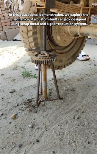 DIY Heavy Duty Car Jack: Engineering & Mechanical Advantage Explained