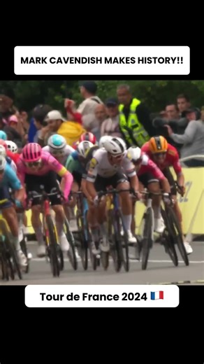 Mark Cavendish Breaks Stage Victory Record in Tour de France