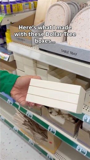Dollar Tree Wood Box DIY #dollartree