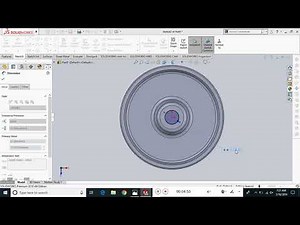 Drum in solidworks (Revolved in solidworks) | how to use revolve in solidworks.