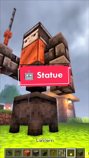 How to Make a Realistic Robotic Statue in Minecraft