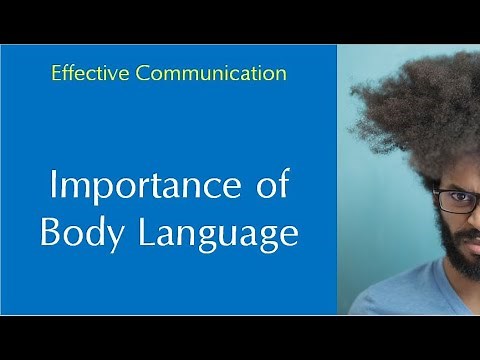 Importance of Body Language (Effective Communication)