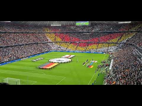 National Anthems at Germany v England in Munich 2022 #nationalanthem #football #germany
