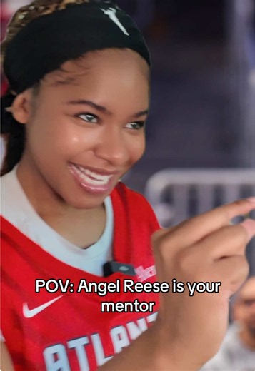 Angel Reese and Madina Okot: Atlanta Dream Mentorship Moment