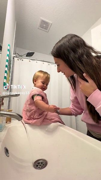 Toddler's Hilarious Toothpaste Spitting Moments