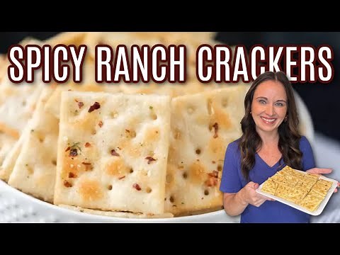 Easy Spicy Ranch Crackers