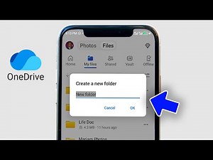 How to Create a Folder in OneDrive