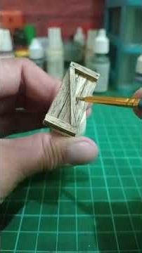 painting scale 1/35 DIY wooden gun case #woodworking #miniature