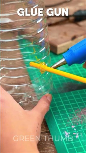Create a DIY drip irrigation system using a single pin and plastic bottle