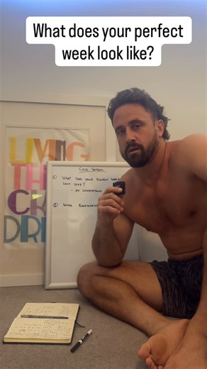 Jackson Lennan on Instagram: "Goal setting - part 1 What does your perfect week / day look like? Visualise it, feel it and then write it down with no limits. A very valuable and necessary step before starting the 30 day reset."