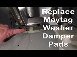 Maytag Dampener Pad replacement /However Mine was just not level.