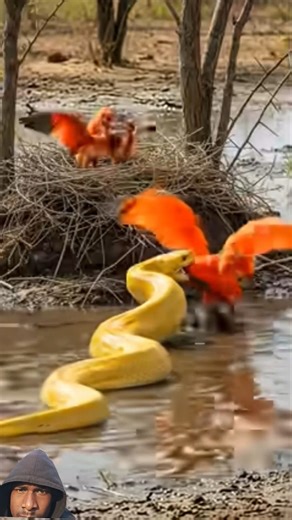 Monkey Saved The Life OF Scarlet From Phyton #ai#rescue#wildlife #animals #shorts#video