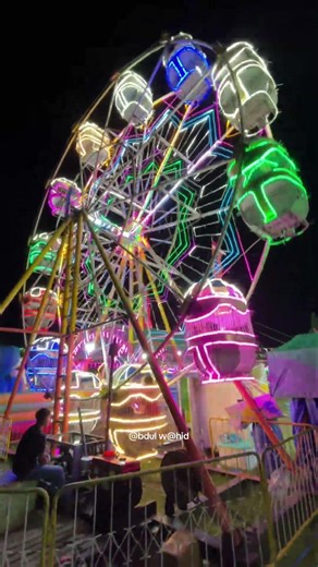 Bianglala Pasar Malam Syawalan Tembiring Demak#shorts