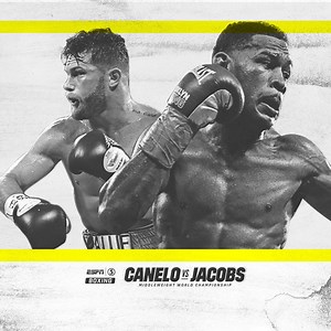 56K views · 901 reactions | Canelo Alvarez is making his return in Las Vegas for his middleweight world-title-unification fight against Daniel Jacobs. Take a look at the tale of the tape below! *** Watch the bout LIVE on May 5 at 10:00 AM on TV5 and tv5.espn.com! #ESPN5Boxing #CaneloJacobs | One Sports | Facebook