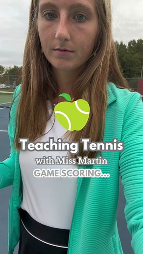🎾 Game On: Tennis Scoring! 📚🎾 Join me, Miss Martin, as I break down the mysterious world of tennis scoring in this episode of 'Teaching Tennis with Miss Martin.' 🤯 Have questions about the score system or need clarification? Share them below, and let's unravel the game's secrets together! 🤔🎾 #TennisScoringDemystified #TeachingTennisWithMissMartin