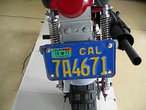 Hap Jones victor mini bike vintage like honda z50 minitrail HJM Rupp