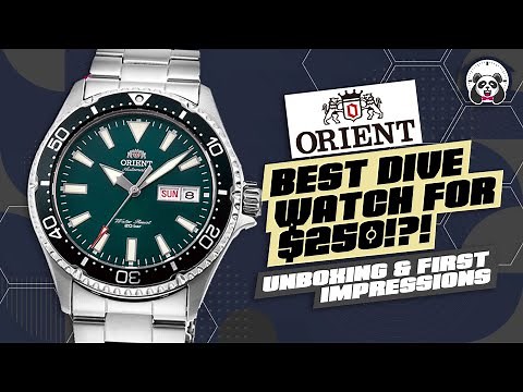 $250 Automatic Dive Watch? - Orient Kamasu Unboxing & First Impressions