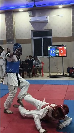 Explosive Double Kick Technique in Taekwondo | Elite Speed & Precision #shorts