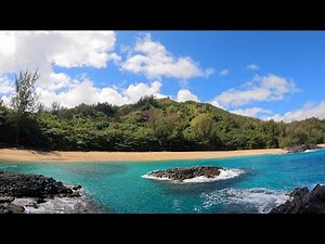 The SECOND BEST beach in Kauai Hawaii, seriously