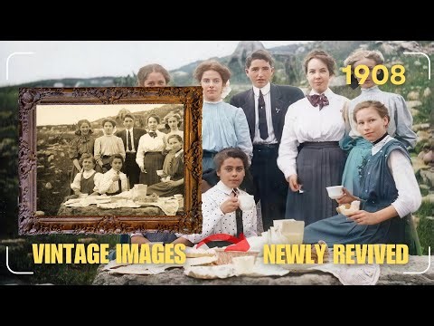 Edwardians in Grace and Leisure / HD Colorized Photographs