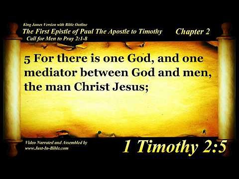 1 Timothy Chapter 2 - Bible Book 54 - Holy Bible Audio Text - KJV King James Read Along Bible