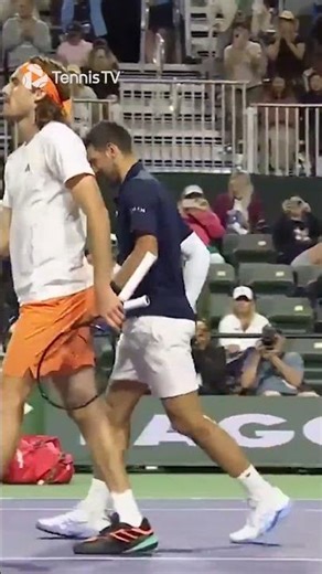 Djokovic & Tsitsipas knock out IW defending champs 😤