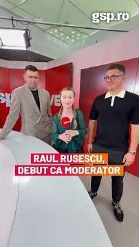 Raul Rusescu made his debut as host on GSP Live ✌🏼 Andrei Prepeliță came to show his support