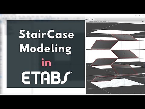 ETabs Tutorial Day 17: Staircase Modelling and Assigned Load using ETabs.