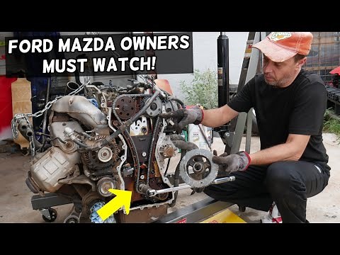 MUST WATCH IF YOU ARE DOING TIMING CHAIN OR BELT REPLACEMENT ON MAZDA FORD